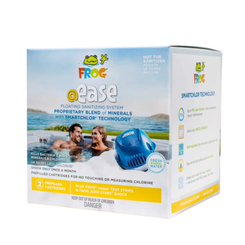 FROG @Ease Floating System for Hot Tubs - Quick & Easy Self-Regulating Hot Tub Sanitizer